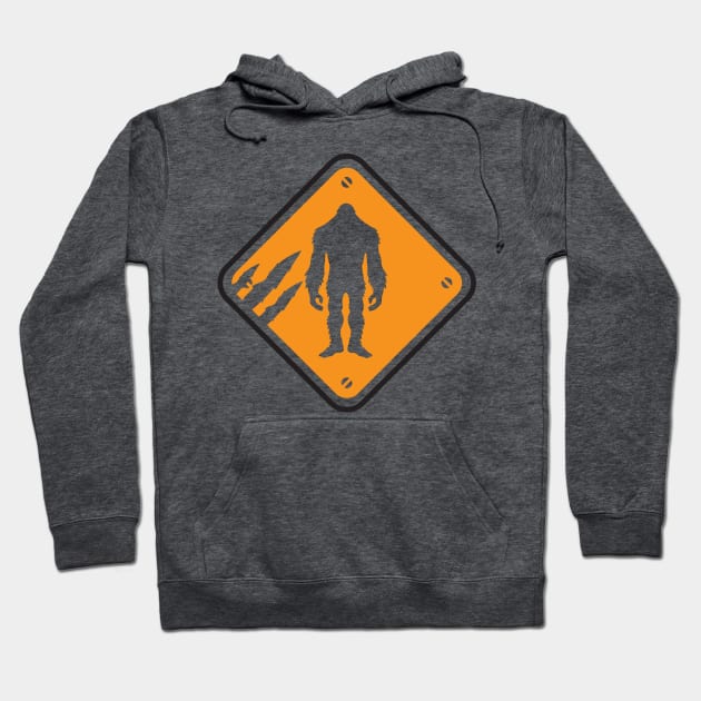 Yeti Sign Hoodie by justSVGs